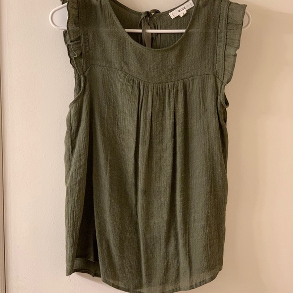 Tops - •Olive Blouse•